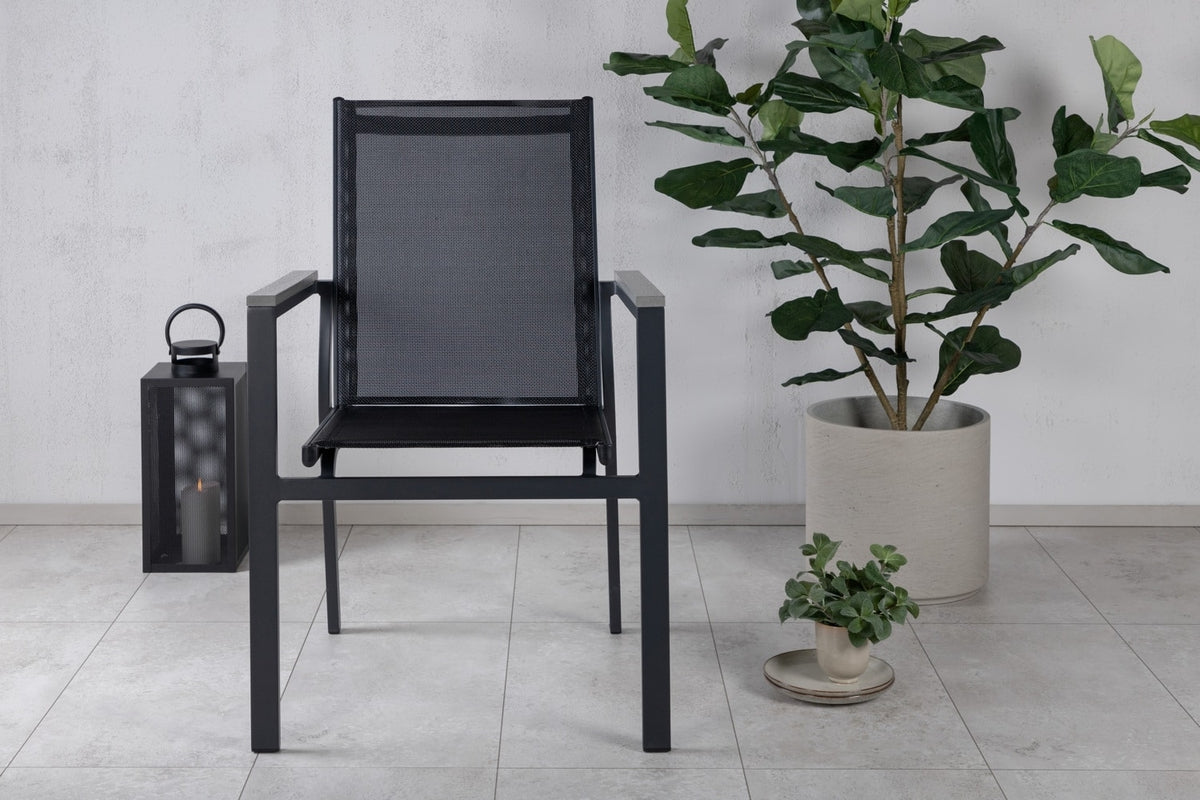 Parma Dining Chair 2-pack Black