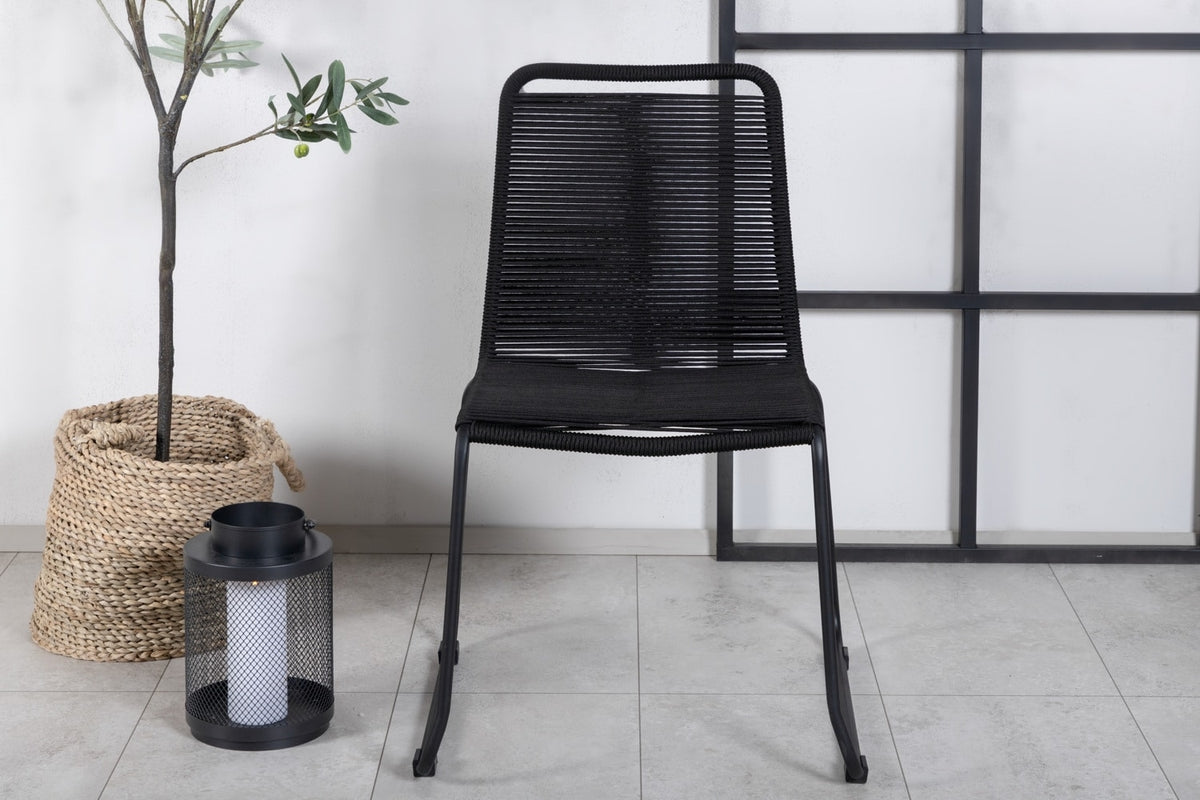 Lindos Dining Chair 2-pack Black