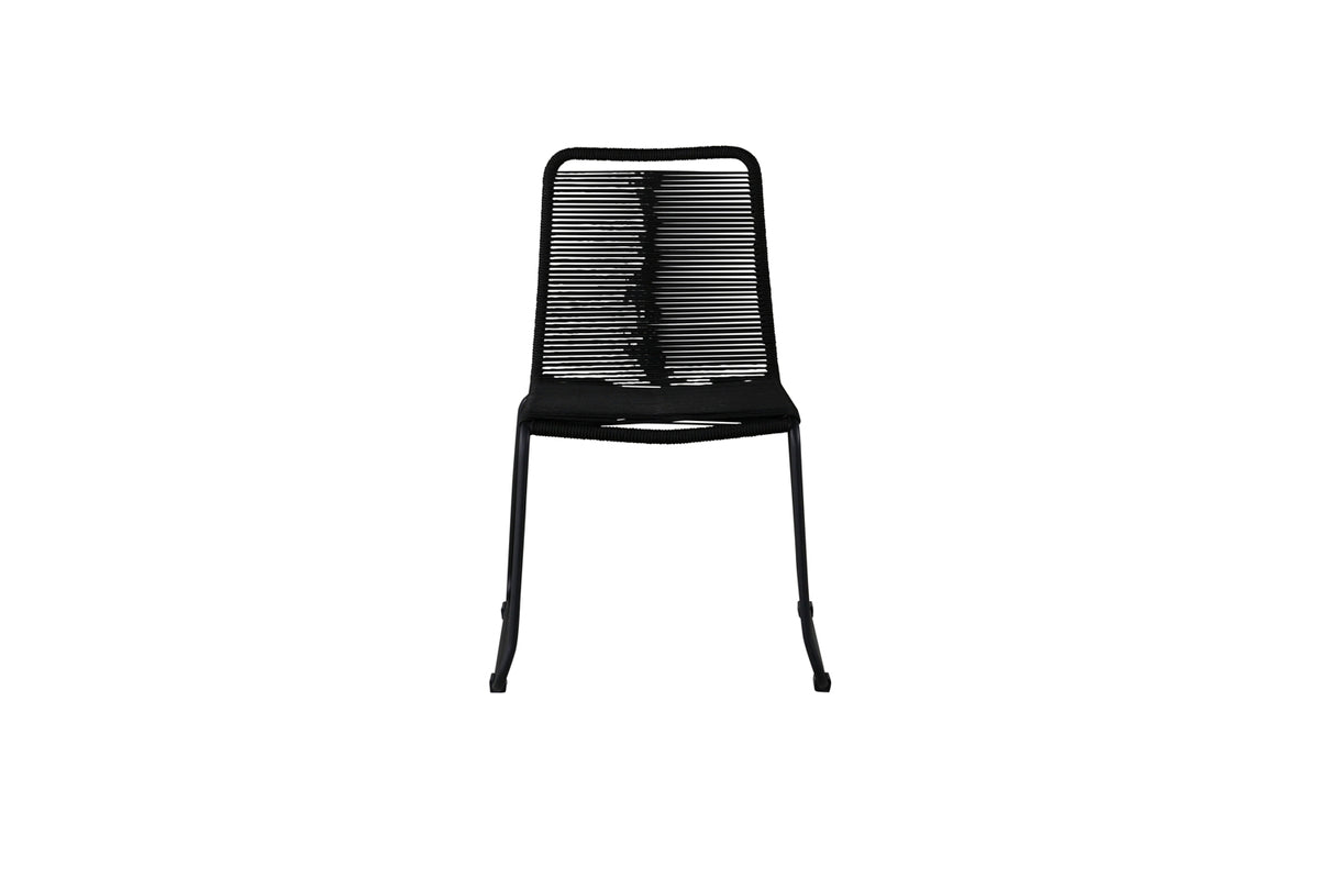 Lindos Dining Chair 2-pack Black