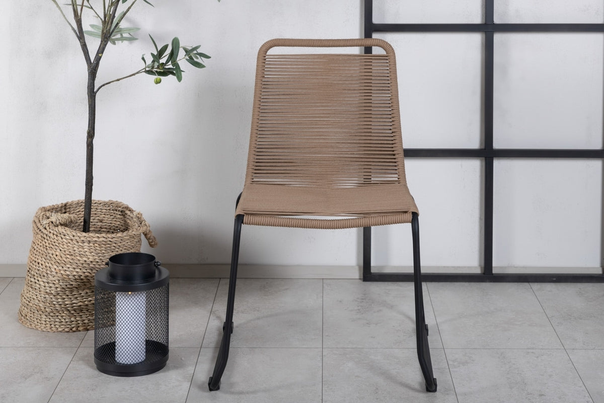 Lindos Dining Chair 2-pack Brown