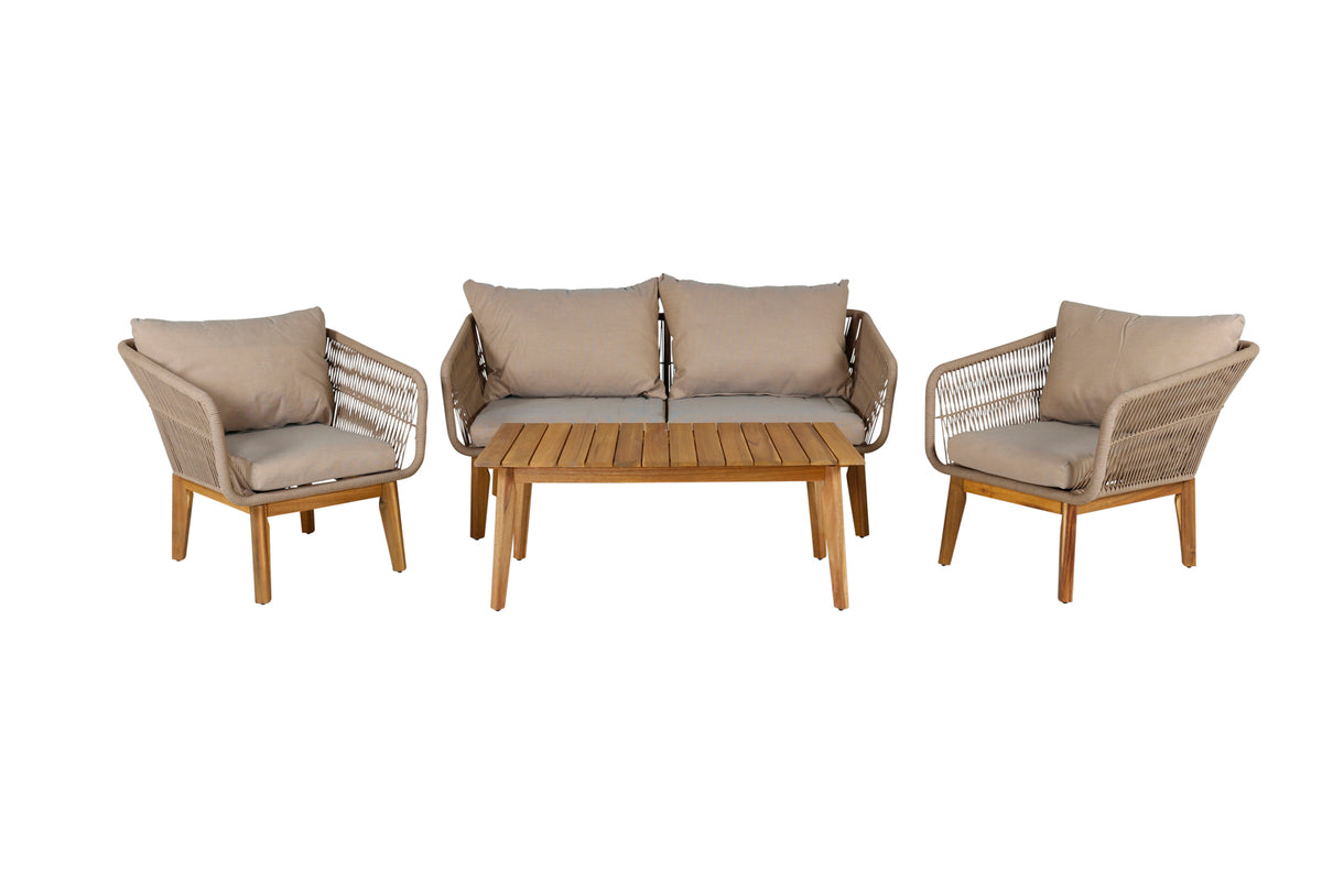 Chania Sofa Set Nature Beige