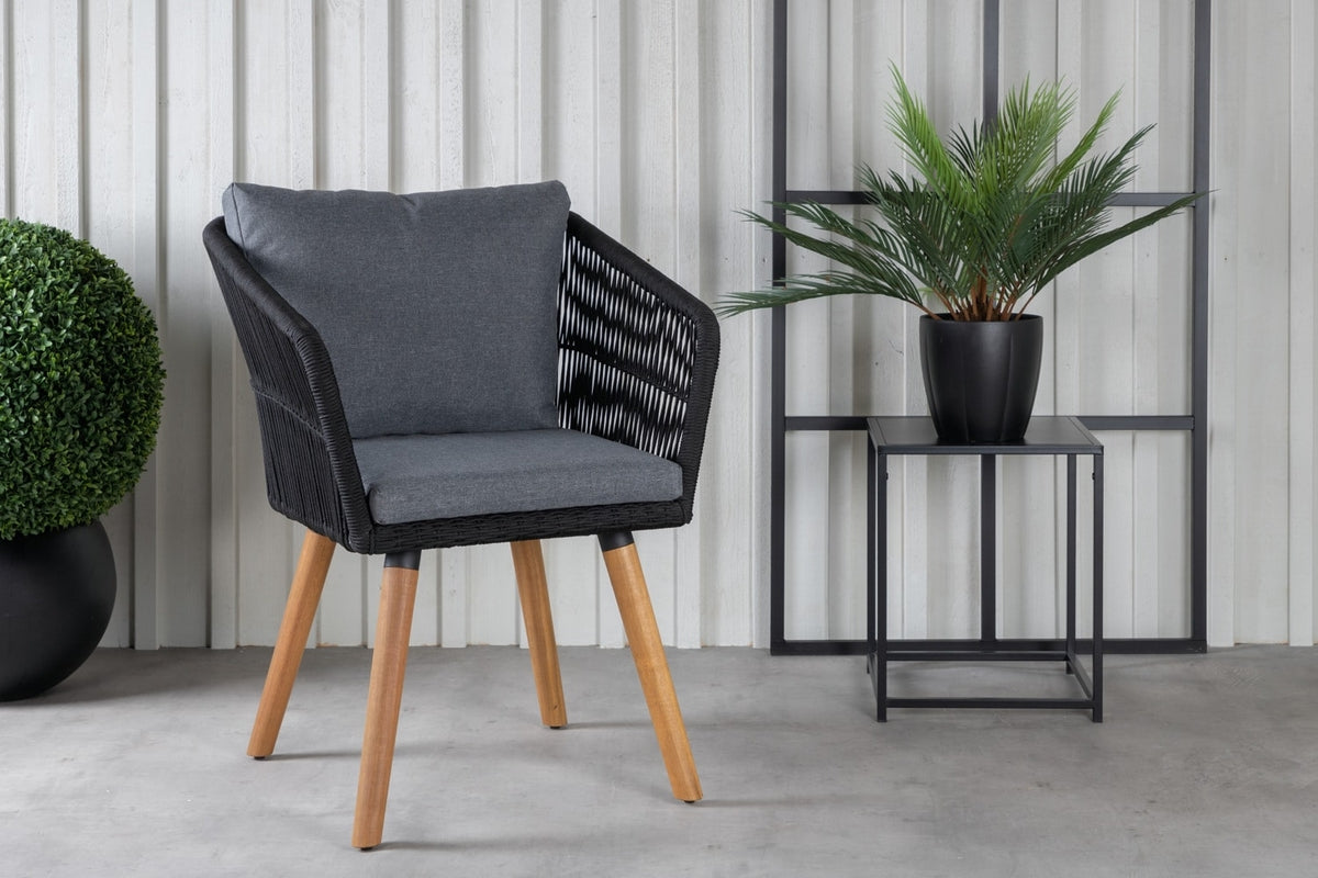 Chania Dining Chair 2-pack Black