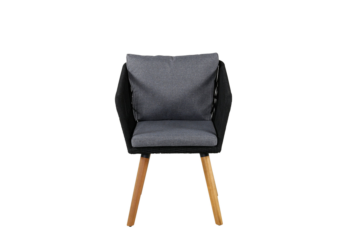 Chania Dining Chair 2-pack Black