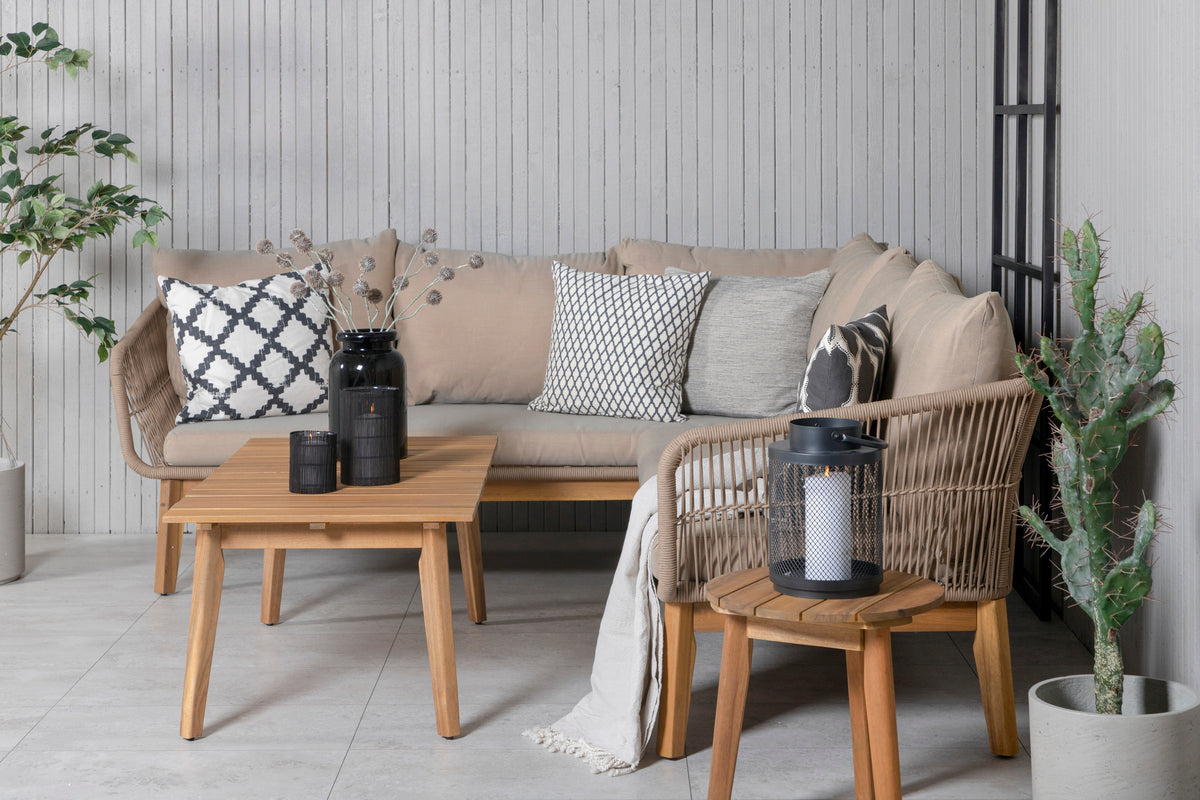 Chania Corner Sofa Set Nature Beige