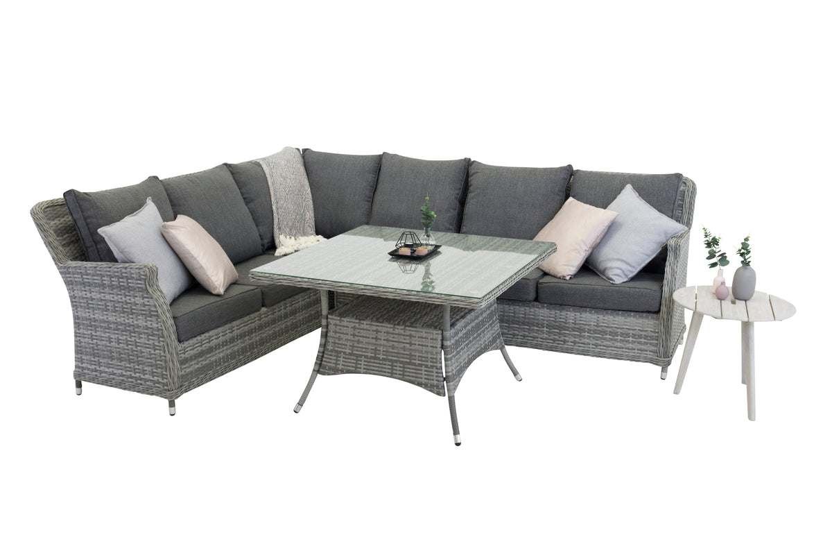 Vikelund Corner Sofa Set Grey Grey