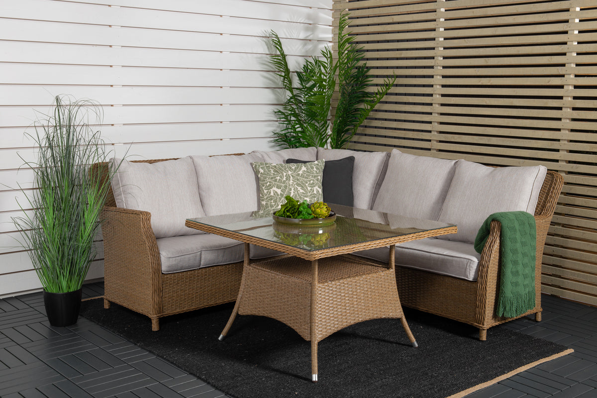Vikelund Corner Sofa Set Nature Beige