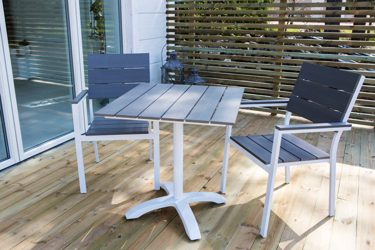 Colorado Cafe Table 70 x 70 Grey