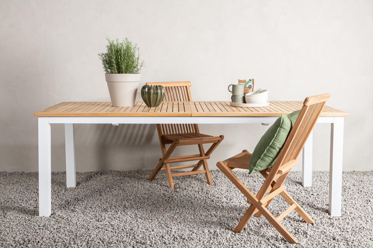 Panama Rectangular Dining Table 224 x 100 White