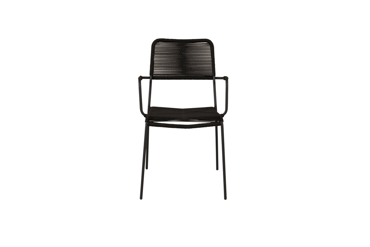 Lindos Dining Chair 2-pack Black