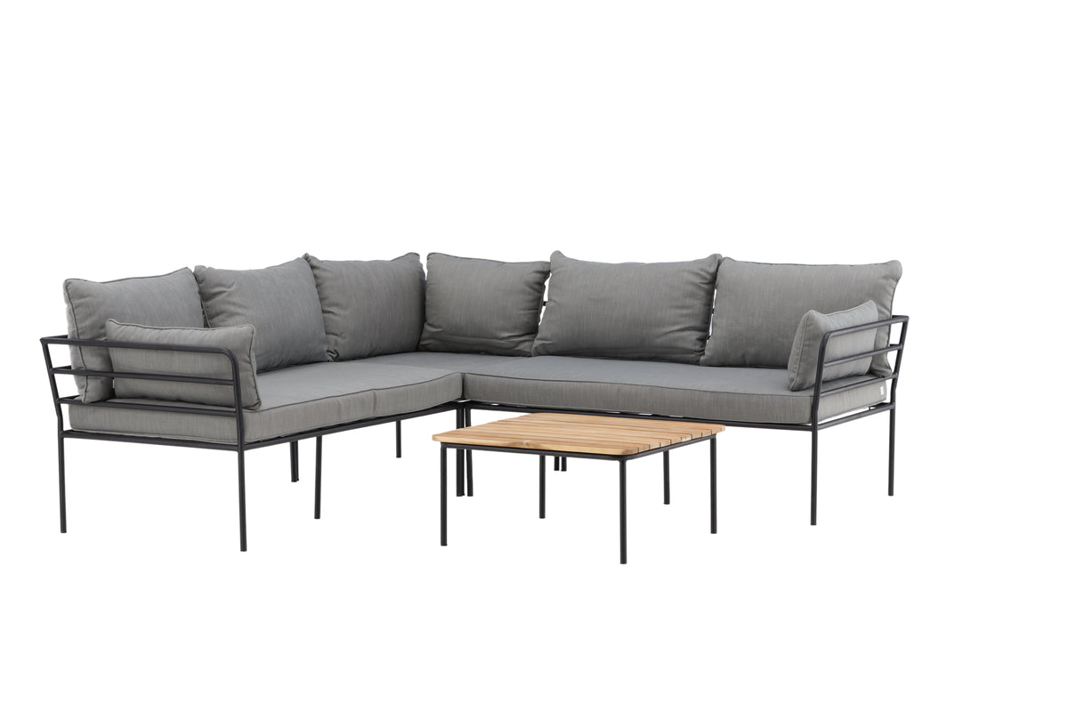 Penh Corner Sofa Set Nature Grey