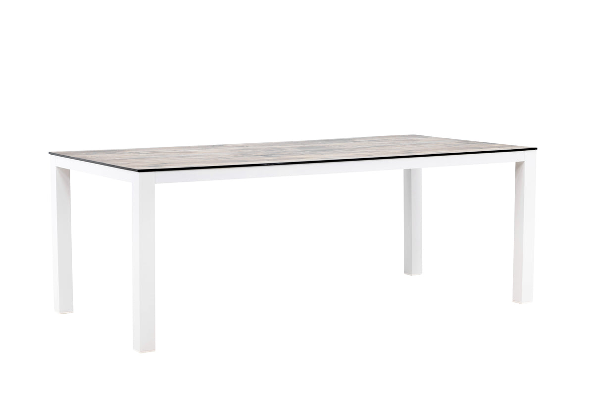 Rectangular Dining Table 75 x 205 x 100 Grey