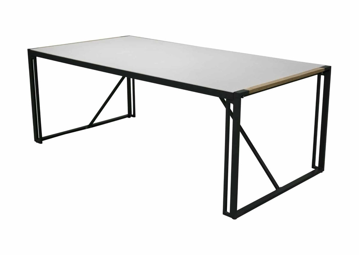 Texas Rectangular Dining Table 200 x 100 Grey