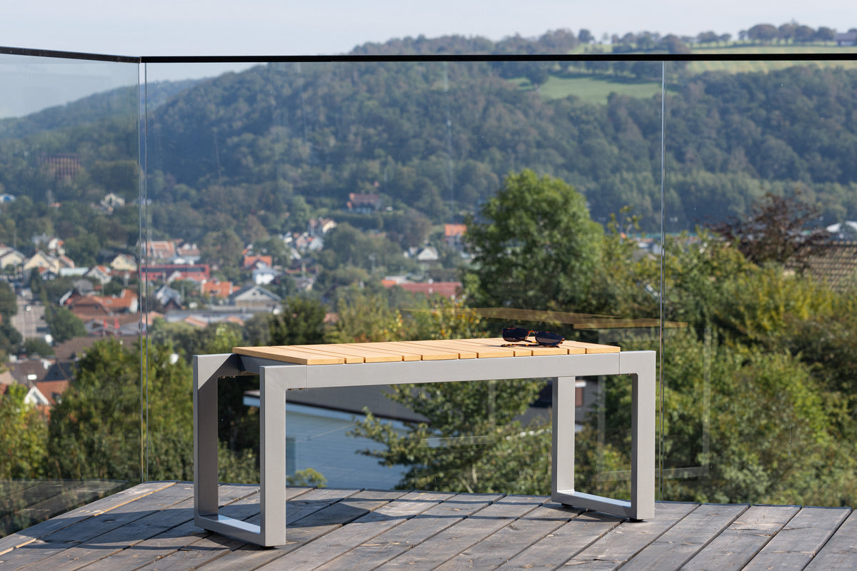 Zenia Bench 38 x 100 x 40 Dark Grey