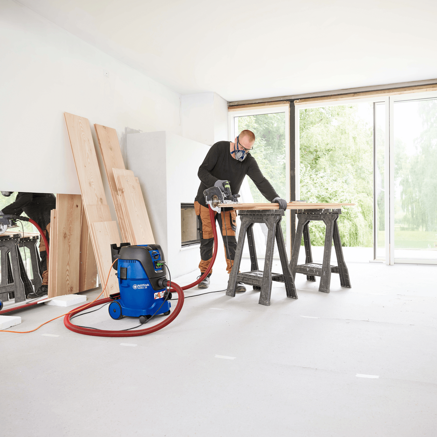 Coarse vacuum cleaner AERO 21-0H PC 220-240V 50/60HZ EU - Nilfisk