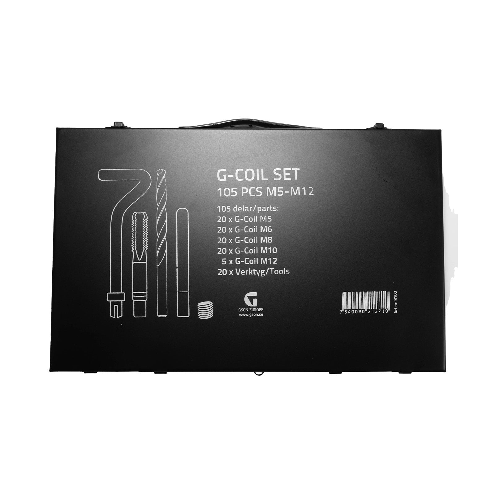 Reparationssats G-Coil M5-M12 Set 105 delar
