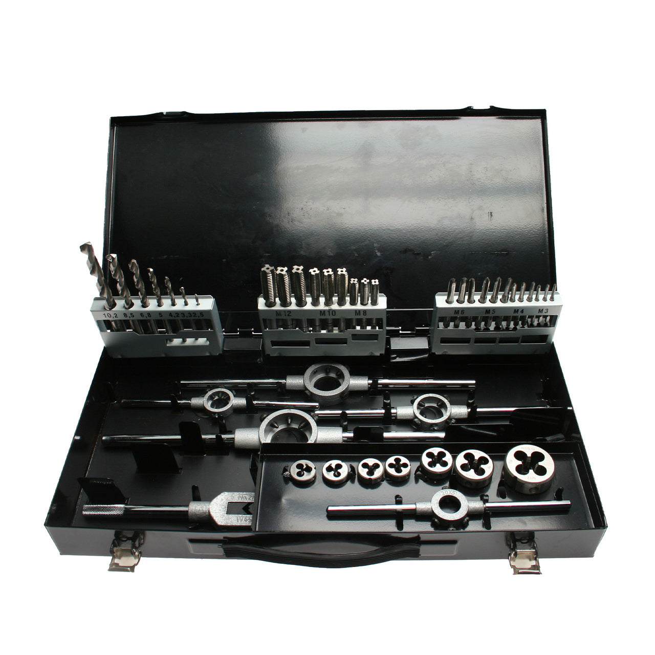 Komplett gängtappsats Thread Cutting Set M3-M12 44 delar
