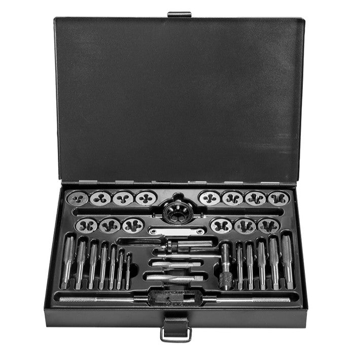 Komplett gängtappsats Tap & Die Set Alloy Steel M3-M12 33 delar