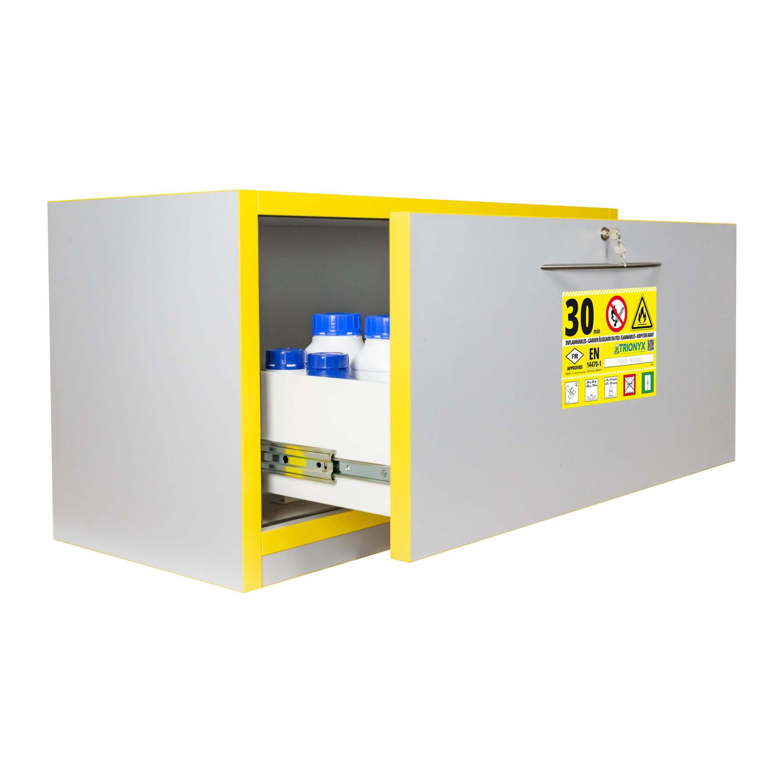 Brandsäker Kemikalielåda F30-7032T