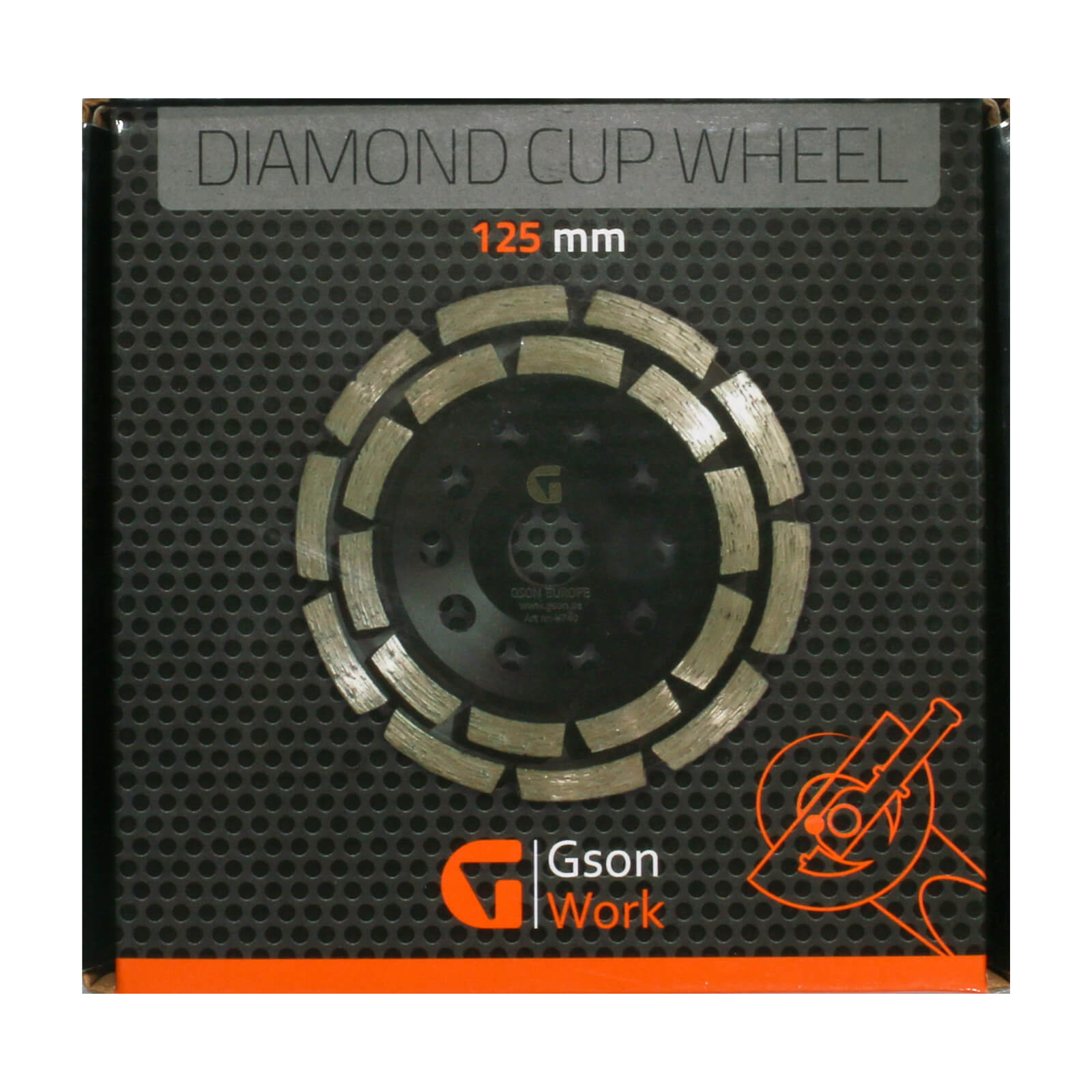 Timanttihiomakulho 125 x 5,0 x 7,0 x 22,23 mm