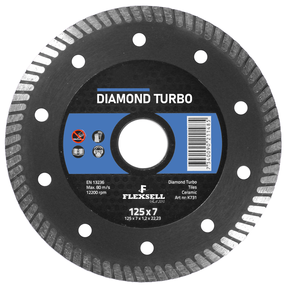 Diamond saw blade - Diamond Turbo - Flexsell