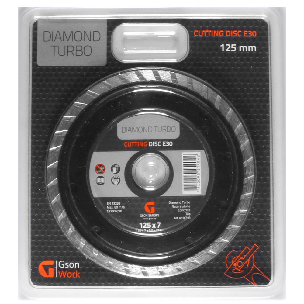 Diamond saw blade - Diamond Turbo E30 (20pcs/fp)