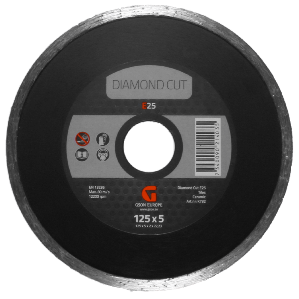 Diamond saw blade - Diamond Cut E25 (20pcs/pack)
