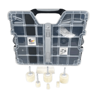 Felt lamella wheel set, 6 MM