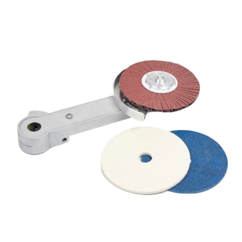 Grinding and polishing disc set