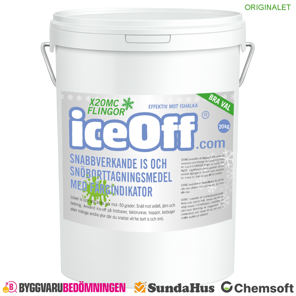IceOff X20MC Flakes - Jään sulatus ainutlaatuisella patentoidulla koostumuksella
