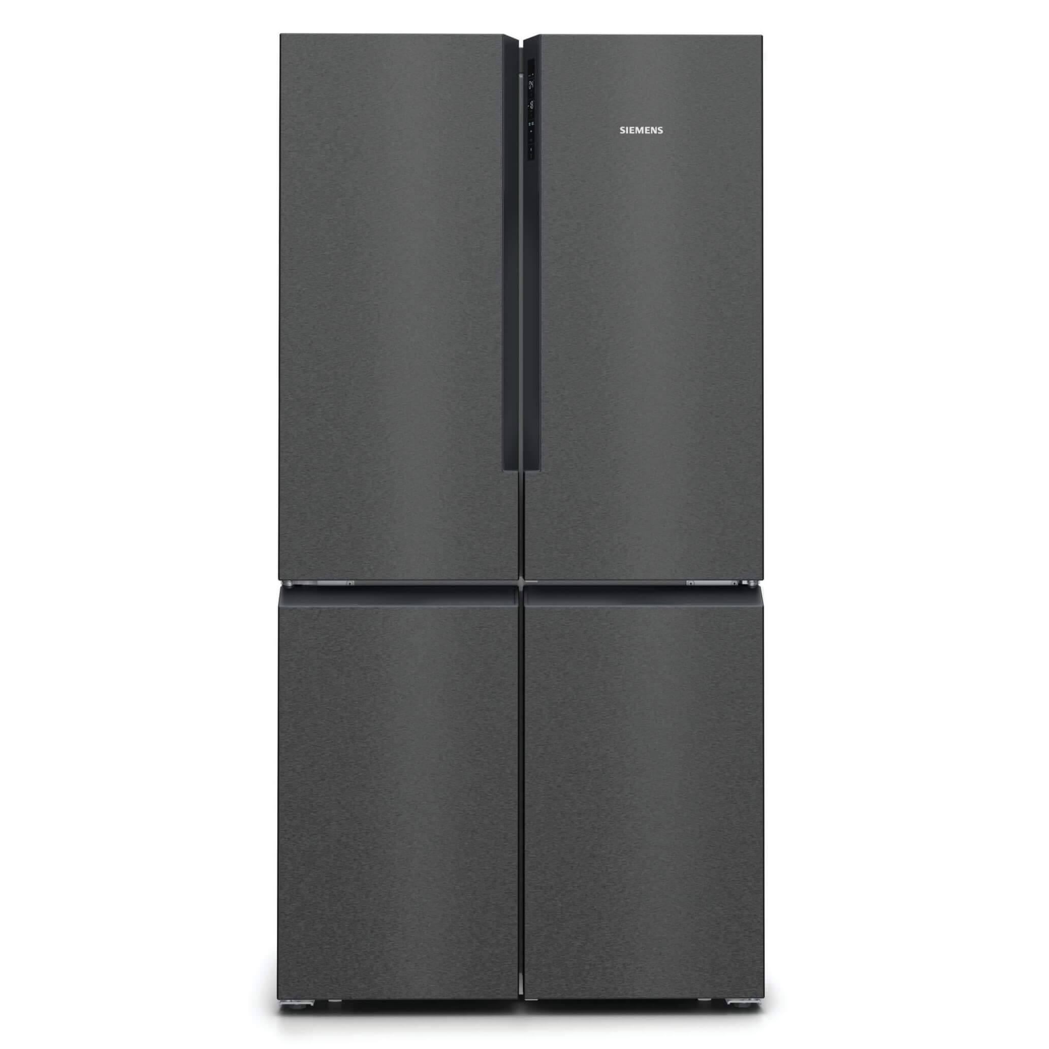 iQ500, Vapaasti seisova jääkaappi/pakastin, 183 x 90,5 cm, BlackSteel