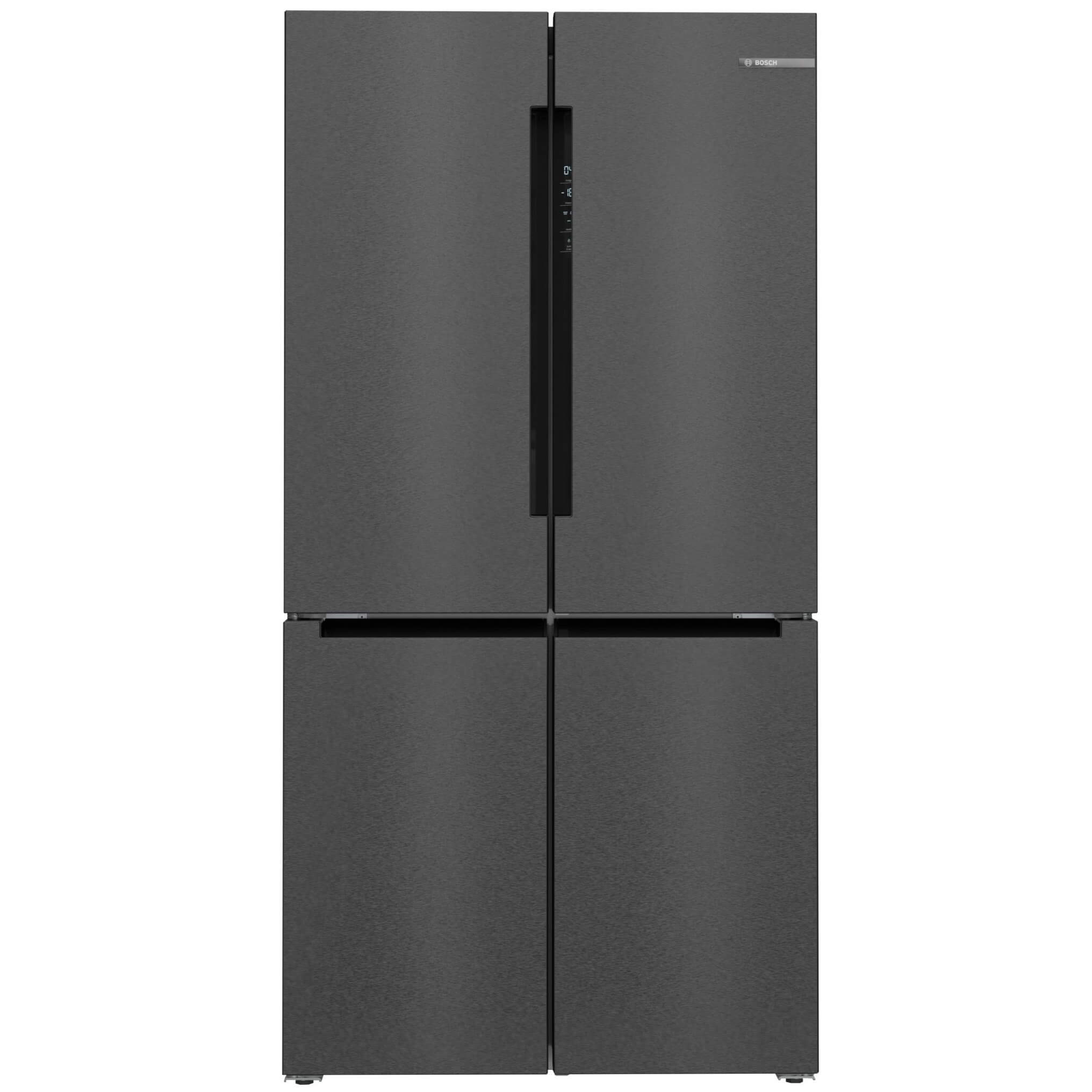 Sarja 6, Vapaasti seisova jääkaappi/pakastin, 183 x 90,5 cm, ruostumaton teräs