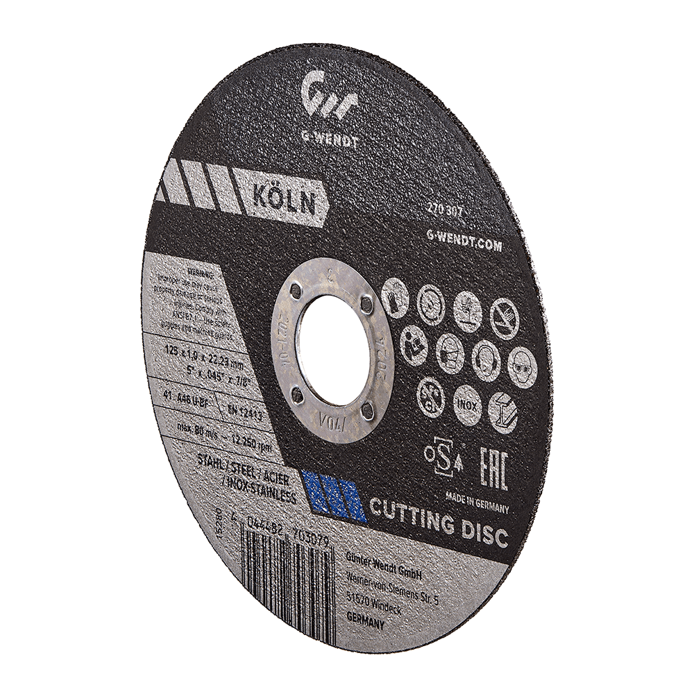 Köln - Leikkuulevy ruostumattomalle teräkselle 25kpl/pakk