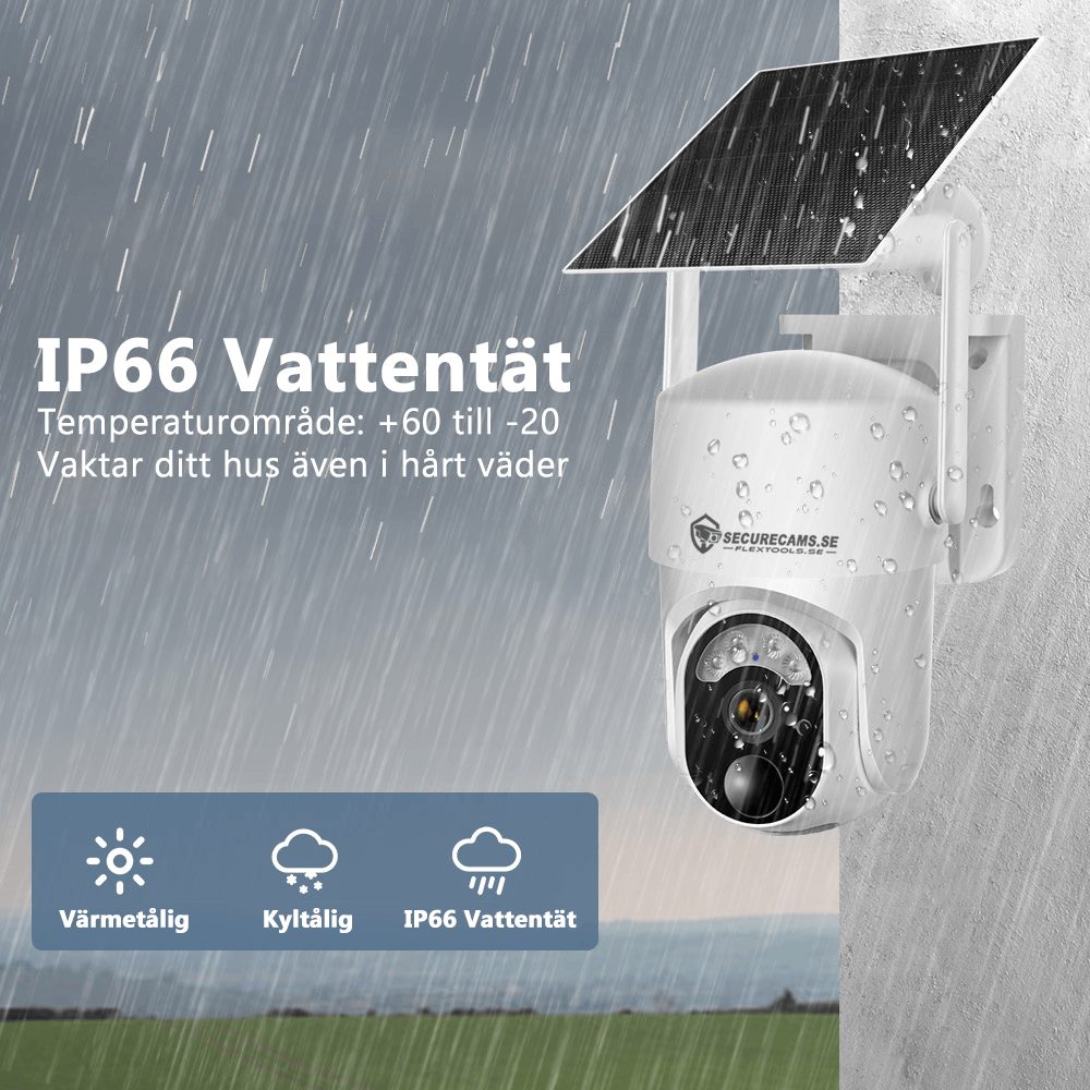 Soldriven Övervakningskamera LS-WS14 (4G) - Securecams