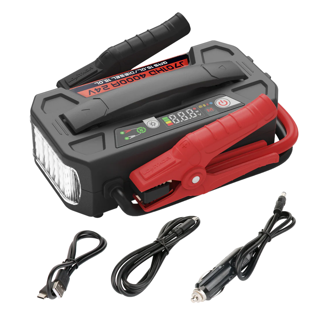 Lokithor J701HD 24V Starthjälp – 4000A för tunga fordon & maskiner