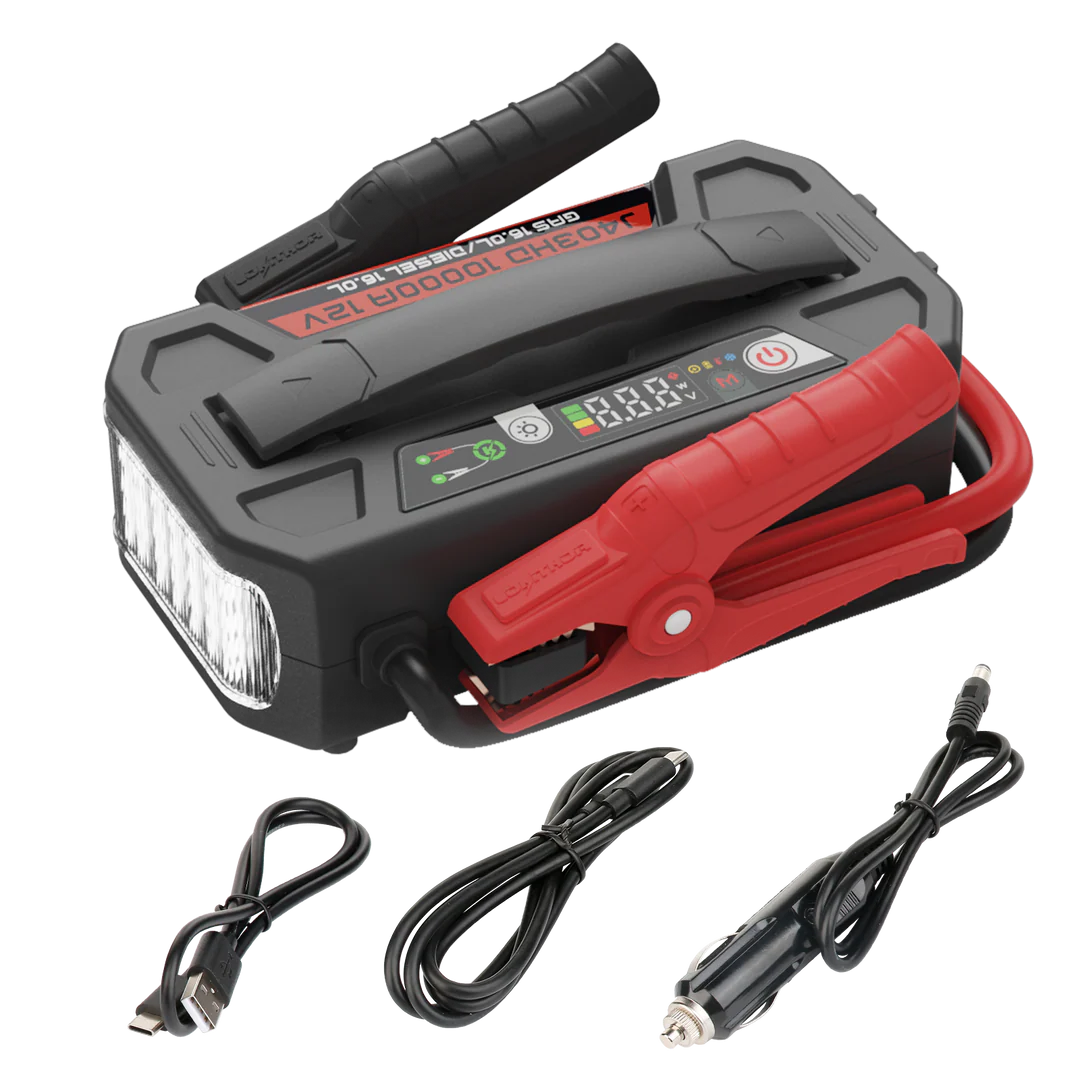 Lokithor J403HD – Heavy Duty Bilstartare med 10000A för Tunga Fordon