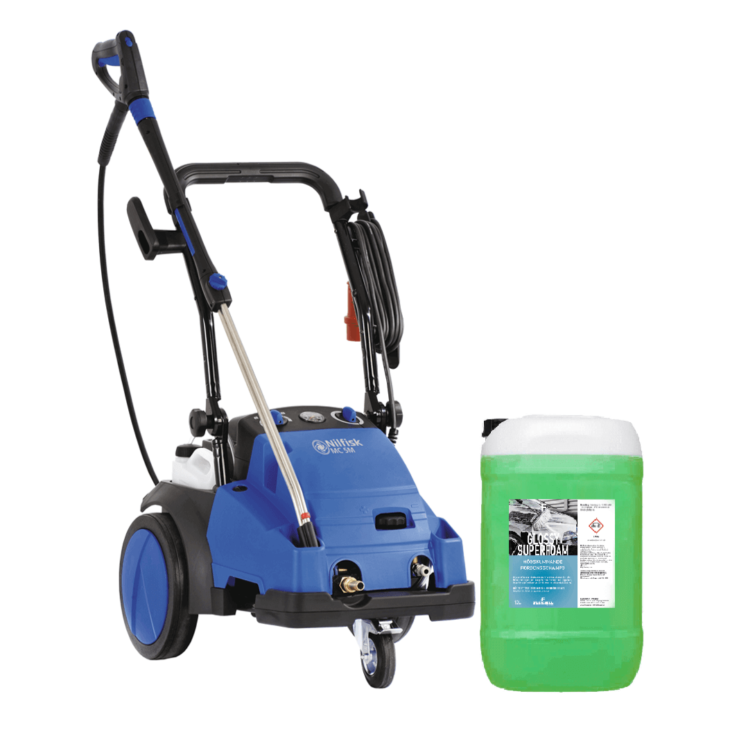 Högtryckstvätt MC 7P-195/1280 FA (inkl. Glossy Superfoam 25L) - Flextools Est. 2010 | Sweden