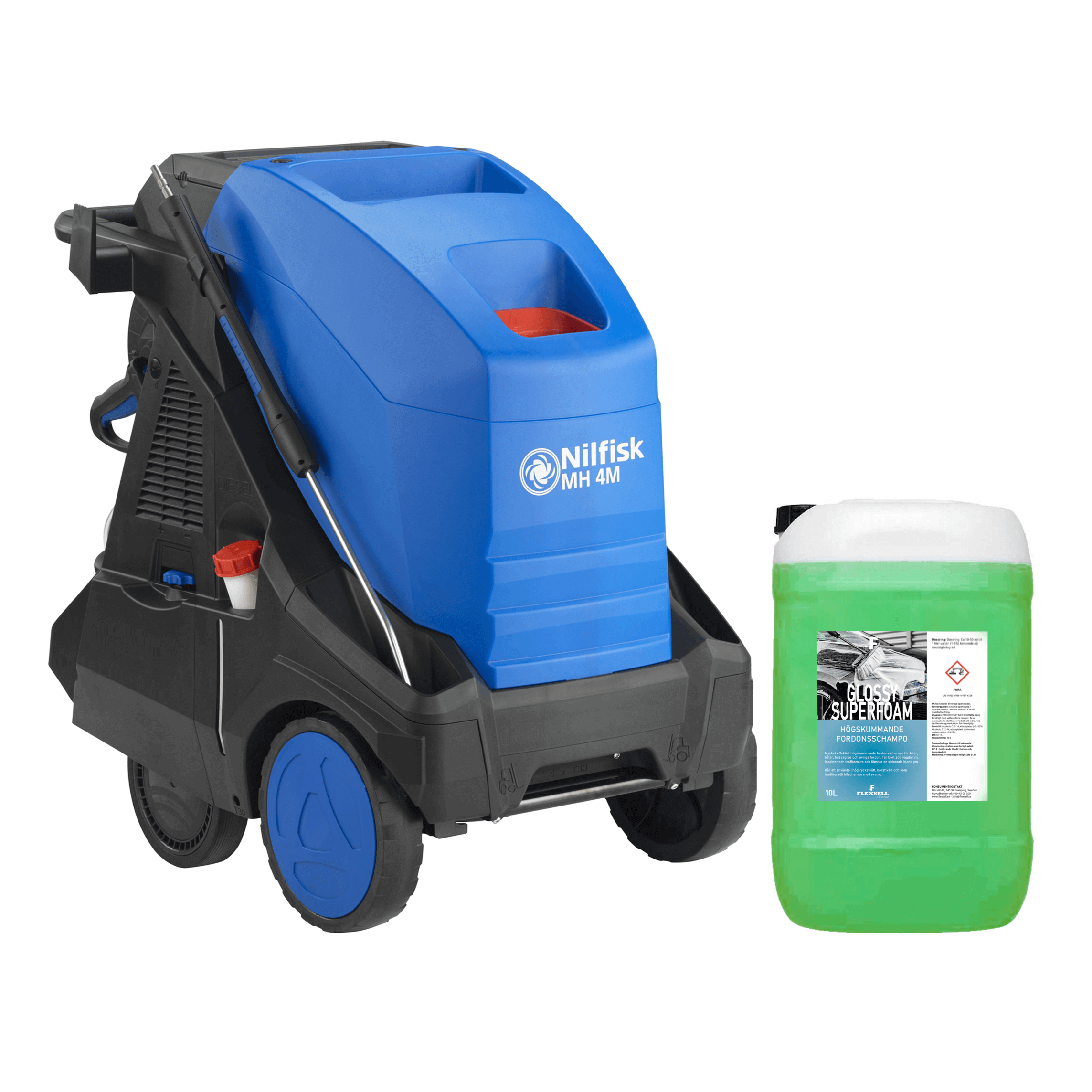 Högtryckstvätt MH 4M-220/1000 FAX (inkl. Glossy Superfoam 25L) - Nilfisk