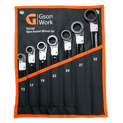 Öppningsbar Ringnyckelset 13-32mm 7pcs