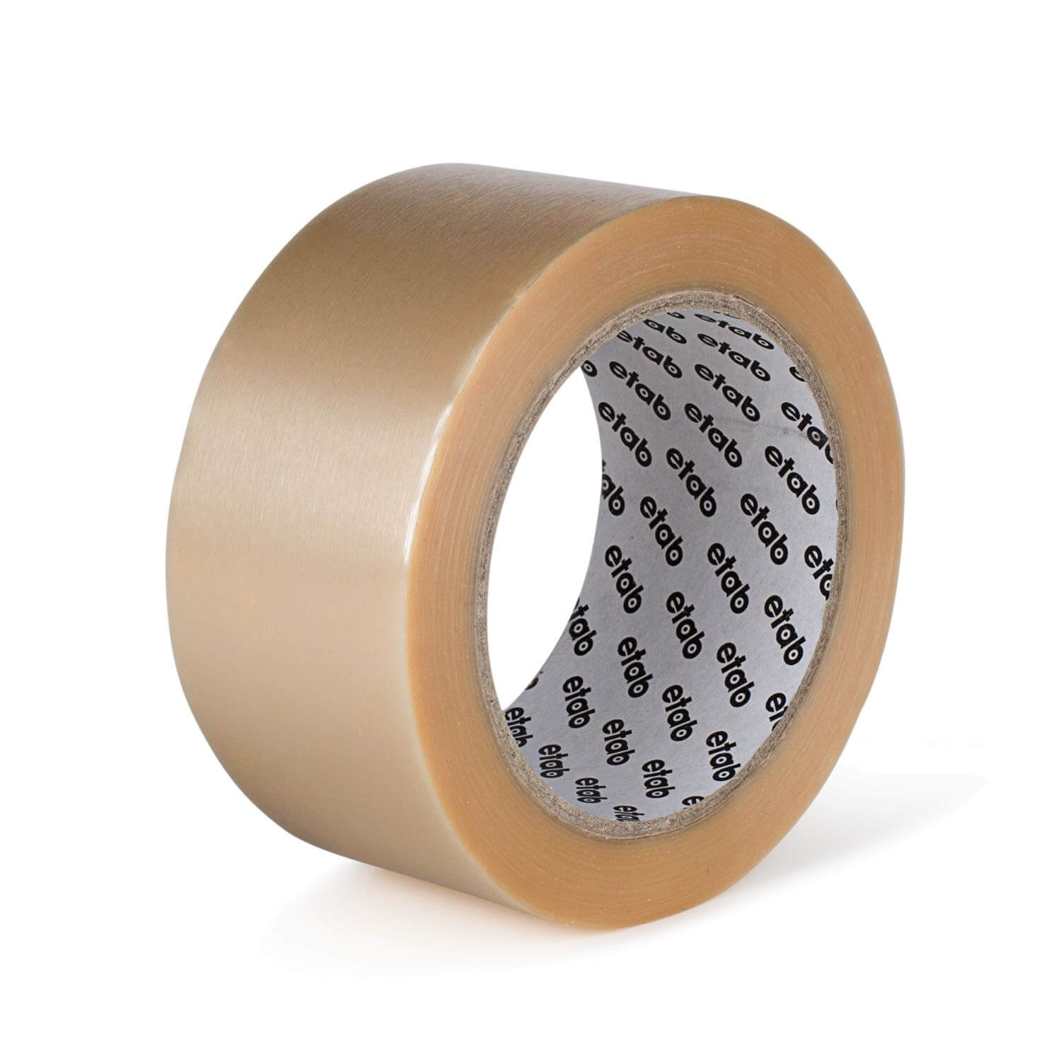 Packtejp PVC linjepräglad 50mm x 66m Transparent 36st/fp