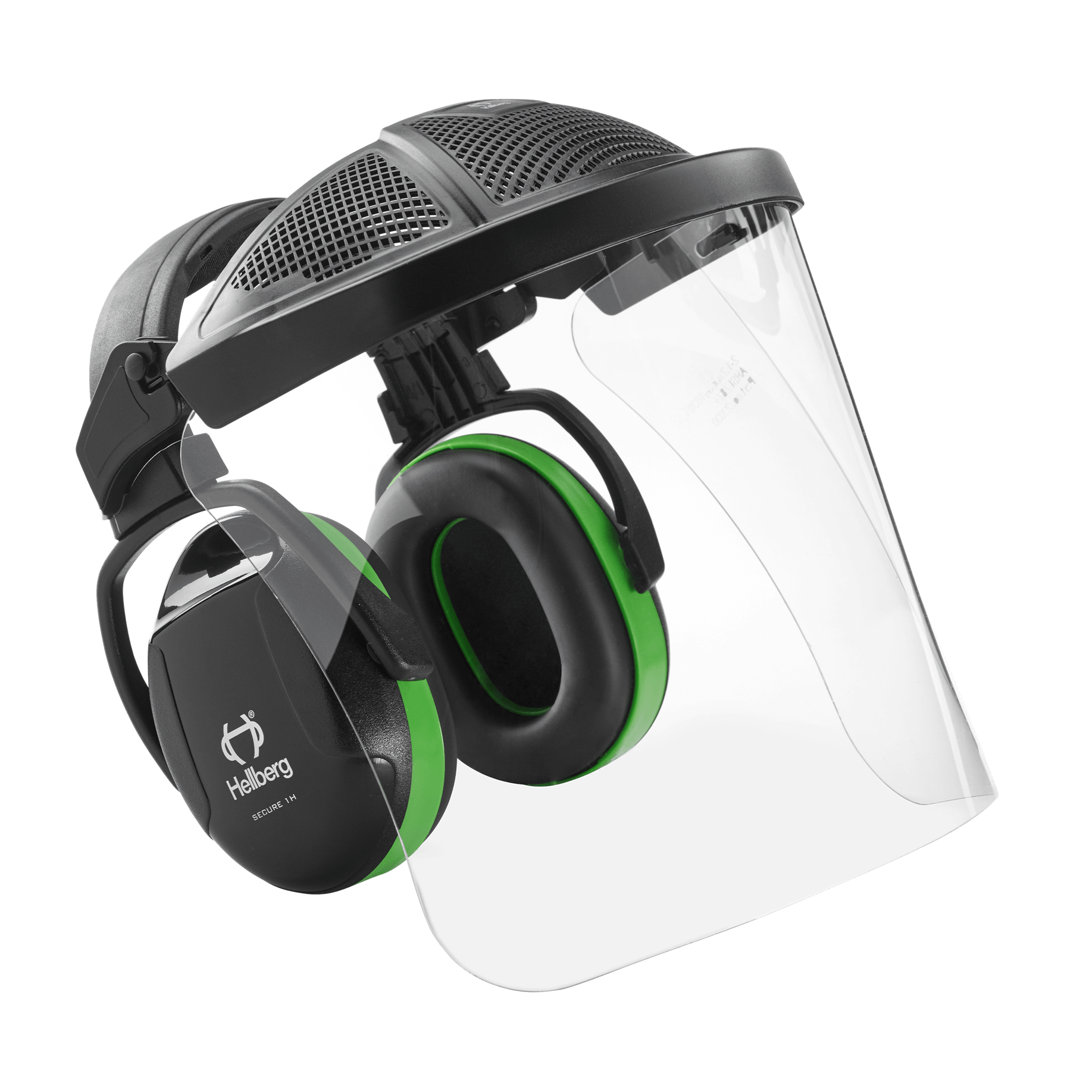 Secure 1 Hjässbygel polykarbonatvisir - Flextools Est. 2010 | Sweden