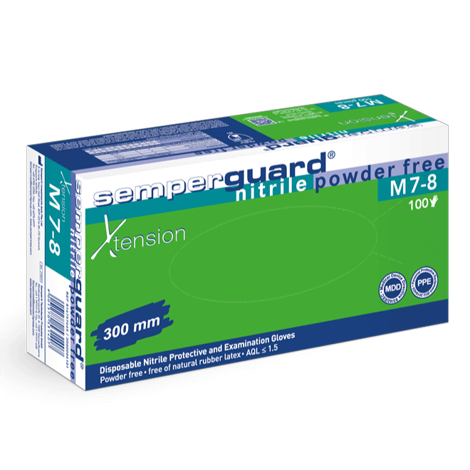 Semperguard Nitril Xtension PF Skyddshandskar 10x100st/fp