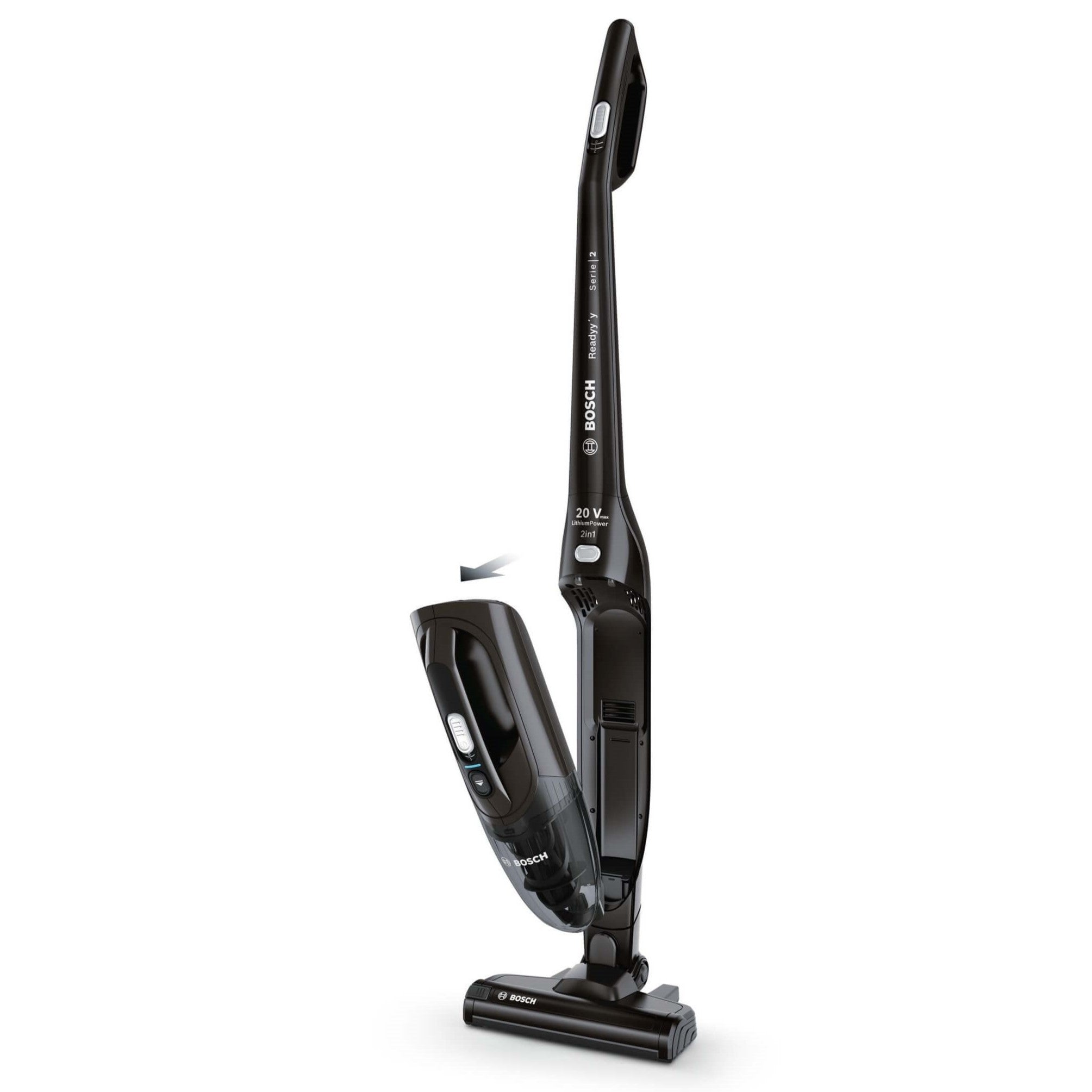 Sarja 2, johdoton pölynimuri, Readyy'y 20Vmax, musta