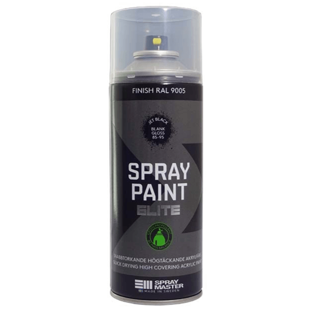 Spray paint Elite Jet Black Blank 12pcs/pack