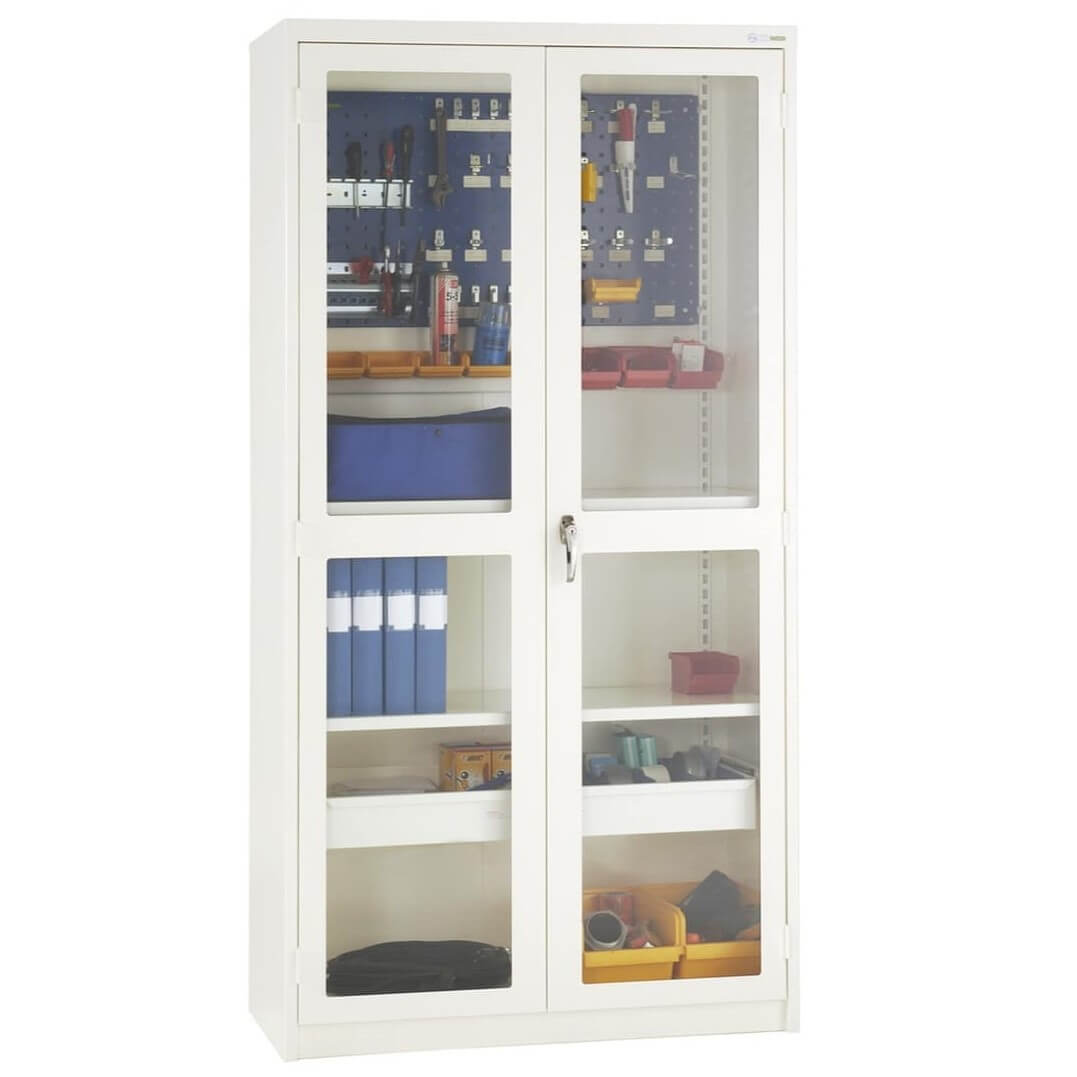 Verkstadsskåp med glasdörrar MF4G