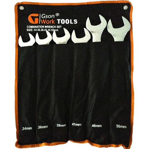 Kombi Ringnyckelsats 34-50mm 6pcs