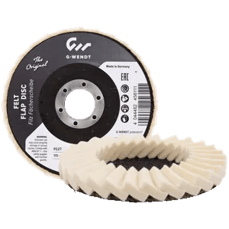 Wool Lamell polèr disc, layered flaps 5pcs/pack