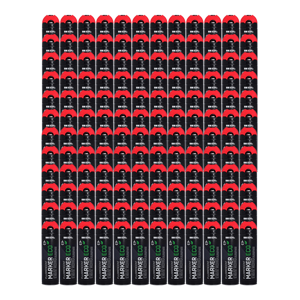 Markeringsfärg ECO Fluorescent Red 144st/fp