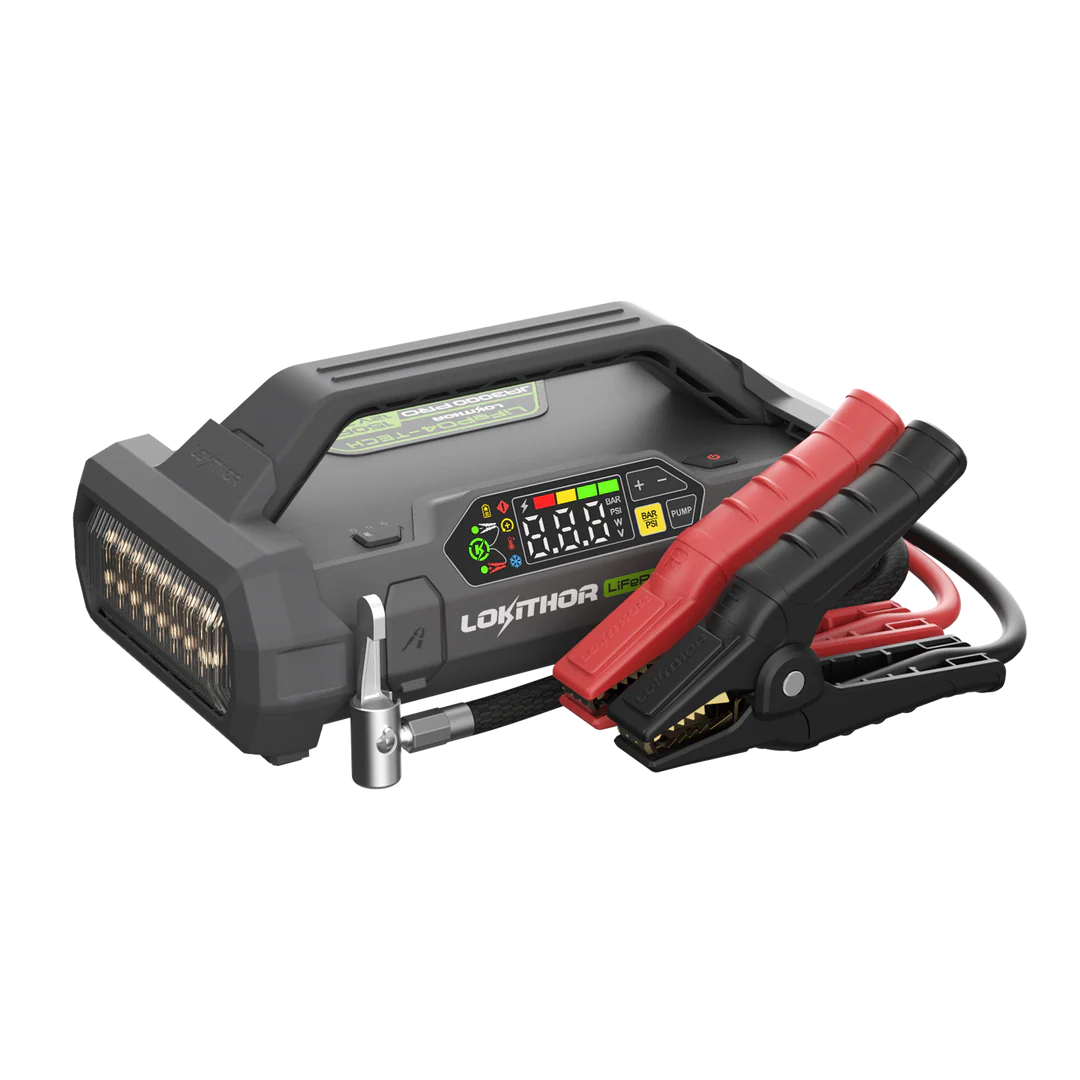 Lokithor JA3000 PRO – Kraftfull Jump Starter & Air Compressor i ett kompakt format