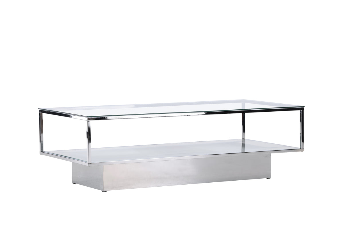 Soffbord 60 x 130 Transparent