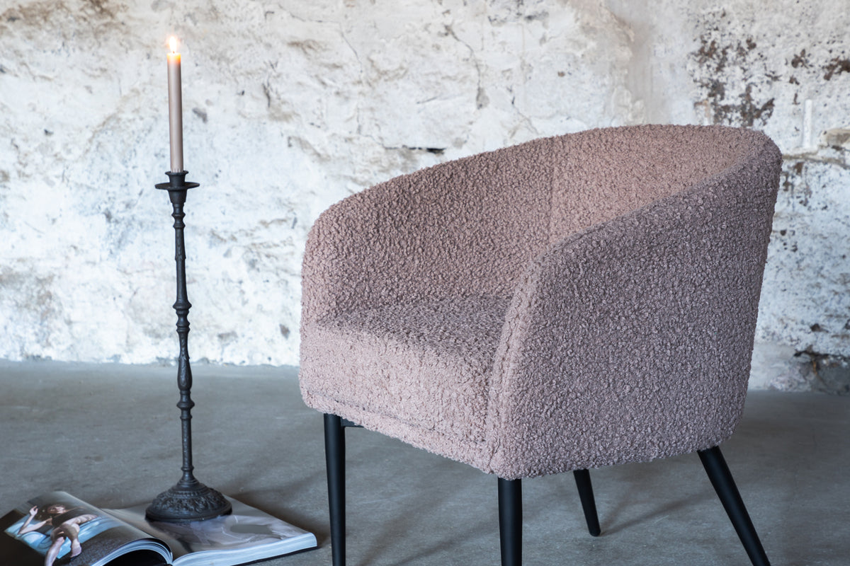 Fluffy Armchair Brown